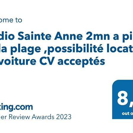 Studio Sainte Anne 2Mn A Pieds De La Plage ,Possibilite Location De Voiture Εξωτερικό φωτογραφία